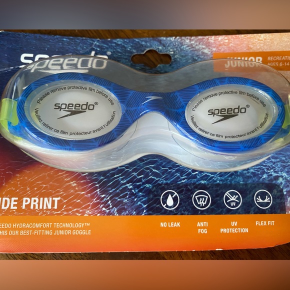 NWT! Speedo Jr Swim Goggles - Picture 6 of 9